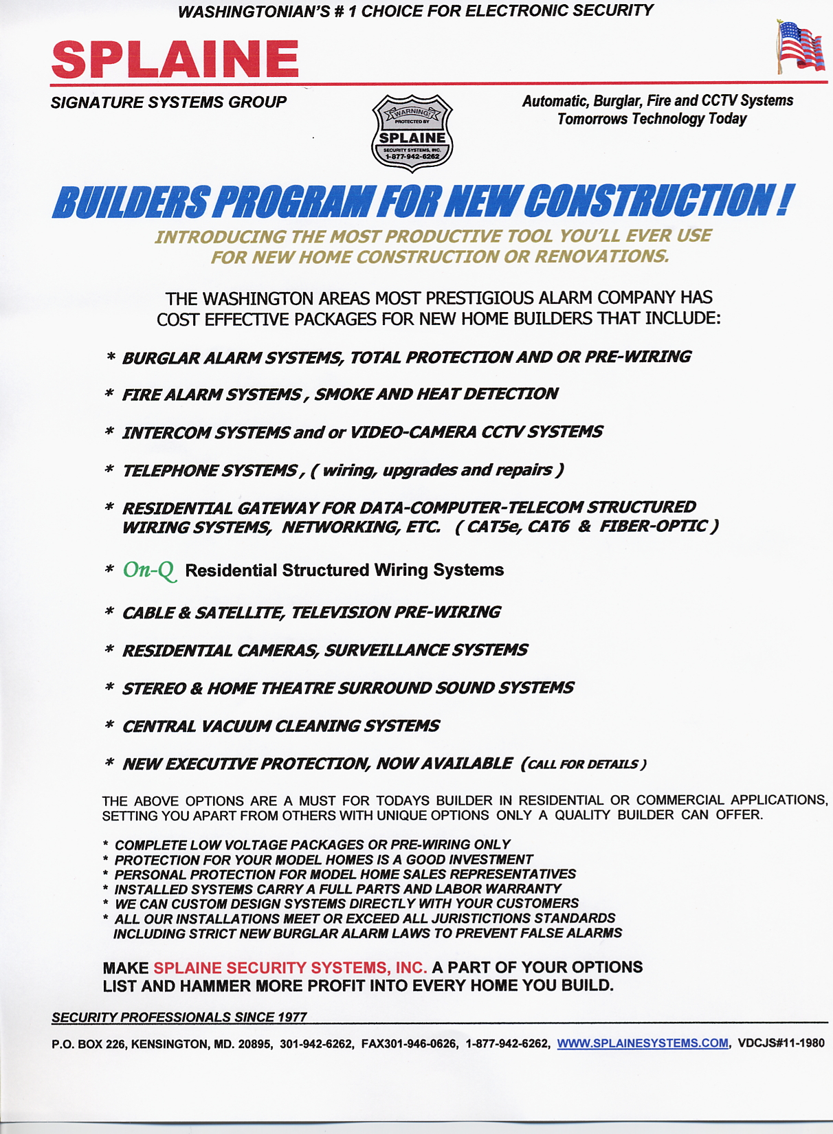 New Builders Flyer